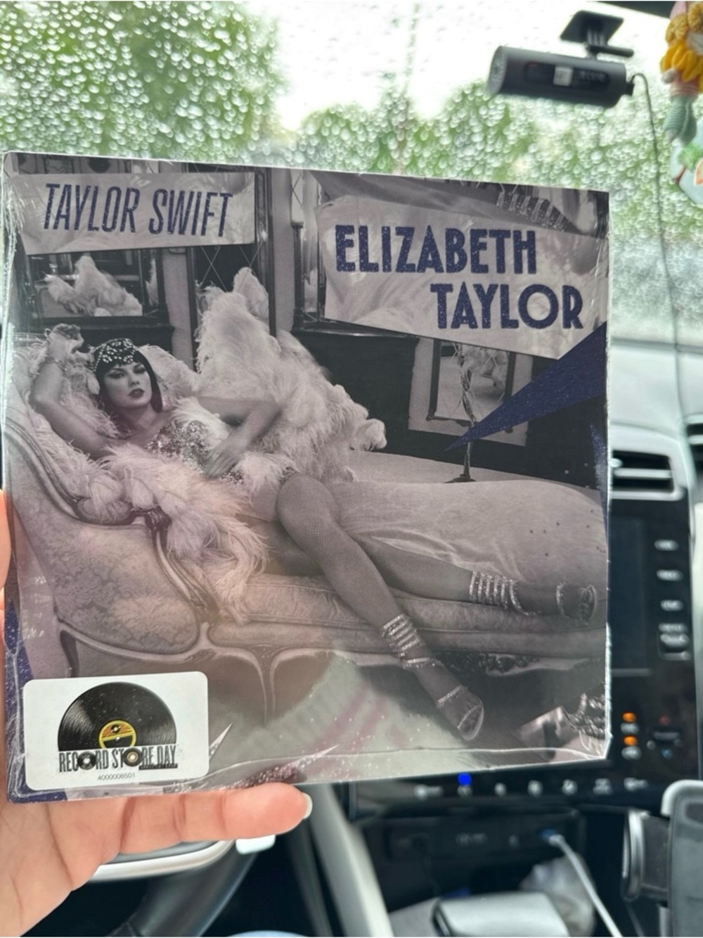 Taylor Swift Vinyl Record - Black, White, Blue